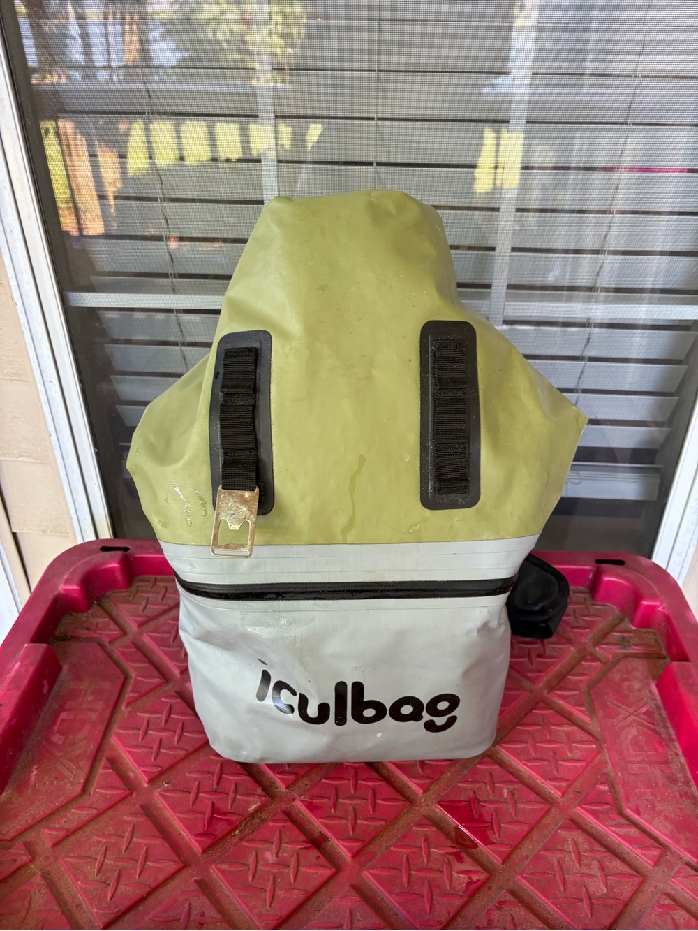 iculbag Lime & Light Gray Waterproof Dry Bag